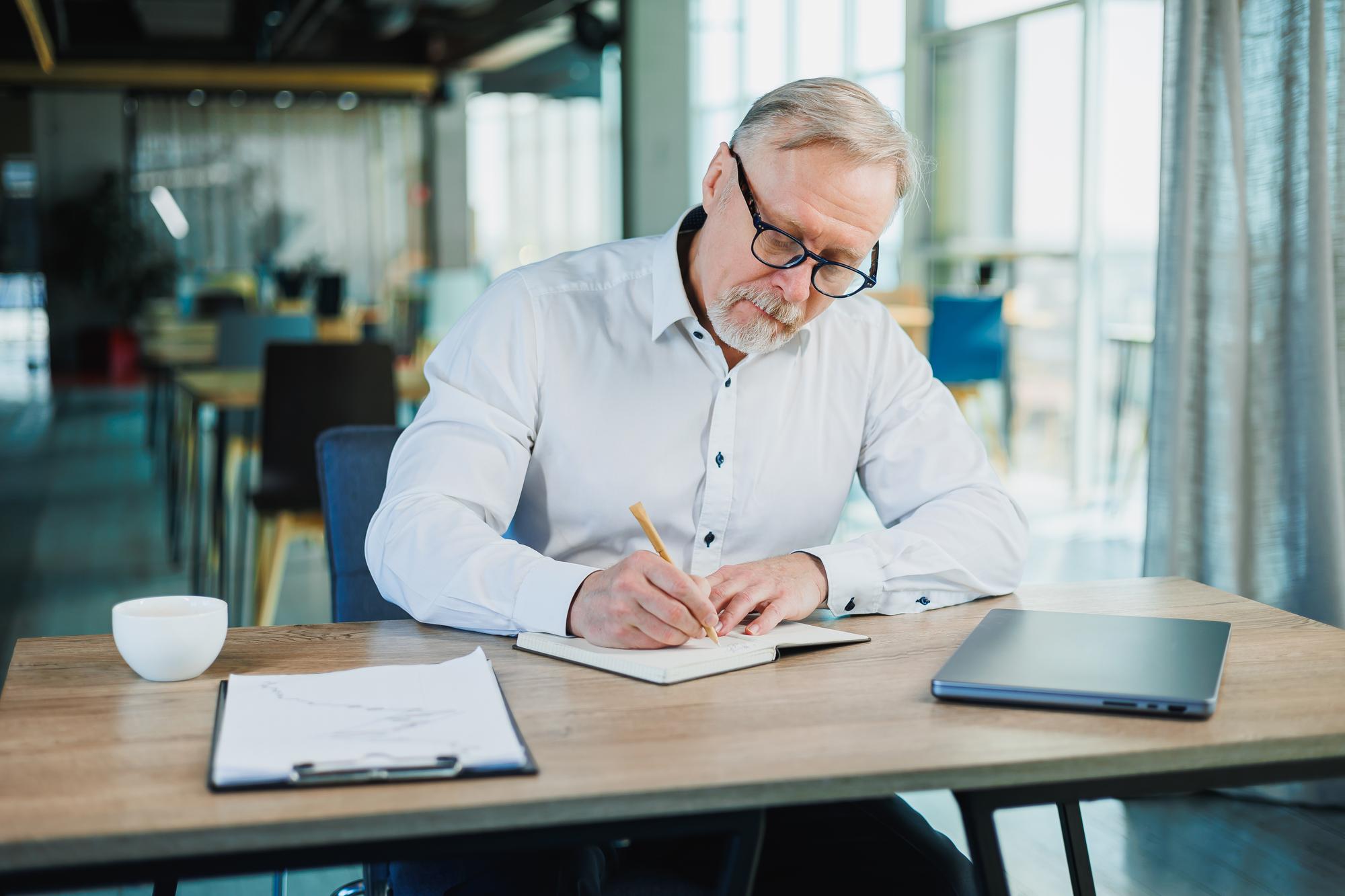 Founder writing and refining their point of view